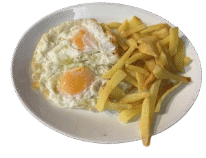 huevos con patatas
