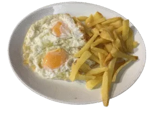 huevos con patatas